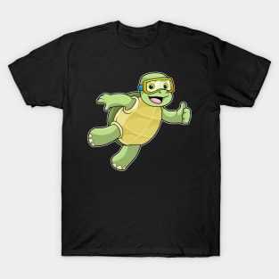 Turtle Swimming Swimming goggles T-Shirt